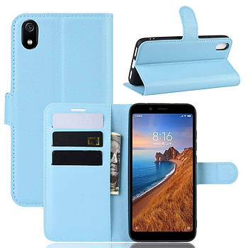 Чохол-книжка Litchie Wallet для Xiaomi Redmi 7A Блакитний