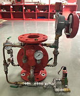Узел управления дренчерной системы пожаротушения фланцевый DN 150 с электропуском