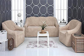 Комплект чохлів 3-1-1 VENERA (на диван і крісла, тканина — плюш)
