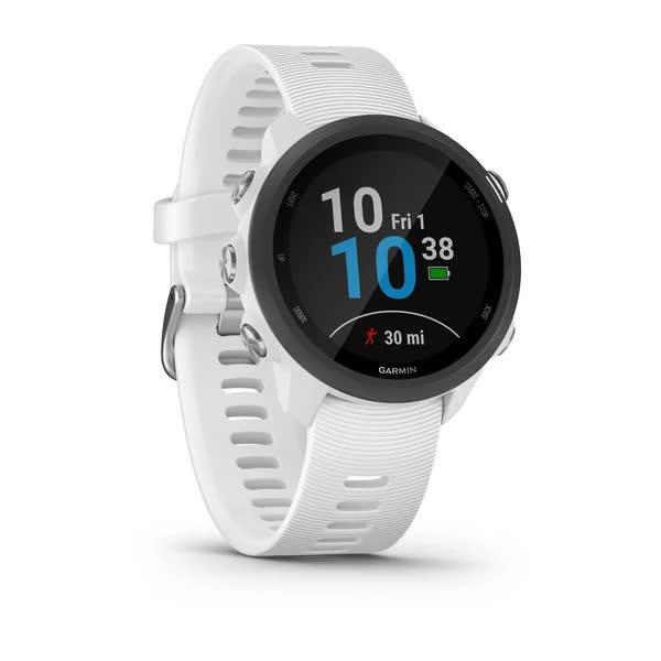 Смарт-годинник Garmin Forerunner 245 Music White Чорні з Білим Ремінцем, фото 1