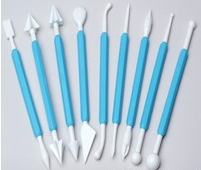 Набір для роботи з мастикою, марципаном 9 предметів