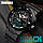 Skmei 1454 чорний чоловічий спортивний годинник, фото 3