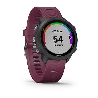 Смарт-годинник Garmin Forerunner 245 Berry з Вишневим Ремінцем