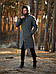 Парка куртка чоловіча зимова тепла довга сіра Asos, фото 2