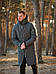 Парка куртка чоловіча зимова тепла довга сіра Asos, фото 4