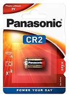 Батарейка Panasonic CR2 Lithium, 3.0 V, 1 шт.