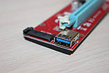 Райзер Riser v.007S SATA PCI-E 1X to 16X, фото 2