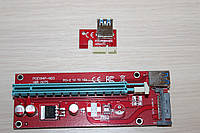 Райзер Riser v.007S SATA PCI-E 1X to 16X