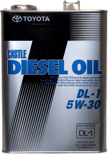 Масло Toyota Diesel Oil DL1 5W-30 кан. 4л. 08883-02805