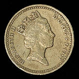 Монета Великобританії 1 фунт 1997 р., фото 2