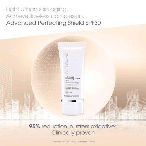 Омолаживающий защитный крем-корректор Advanced Perfecting Shield SPF 30 для кожи лица Teoxane,50ml - фото 7 - id-p271489508