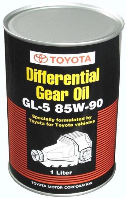 Масло Toyota Differential Gear Oil 85W-90 GL-5 кан. 1л. 0888581163