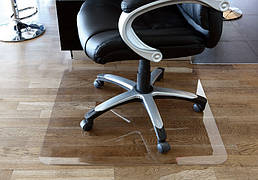 Захисний килимок під крісло з полікарбонату Tip TopTM 2 мм 1000*1500 мм Прозорий (прямі краї)