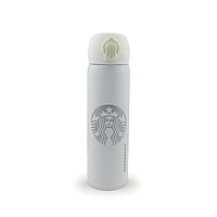 Термокружка (термочашка) Starbucks Старбакс 480 мл (Н-600) White