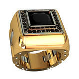 Печатка чоловіча срібна Orient, фото 5