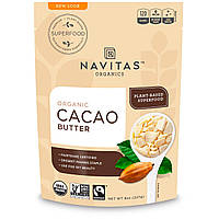 Navitas Organics, Органічне масло какао, 8 унцій (224 г)