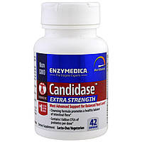 Enzymedica, Кандидаза, экстрасила, 42 капсули