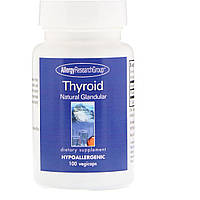 Allergy Research Group, Thyroid Natural Glandular, 100 vegicaps