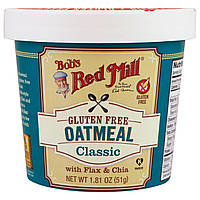 Bob's Red Mill, Oatmeal, Classic, With Flax & Chia, 1.81 oz (51 g)