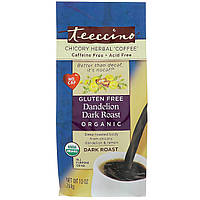 Teeccino, Organic Chicory Herbal 'Coffee', Кульбаба Dark Roast, Caffeine Free, 10 oz (284 g)