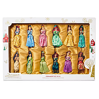 Шикарный набор ёлочных игрушек от Disney Store, 12 принцесс Дисней 2019