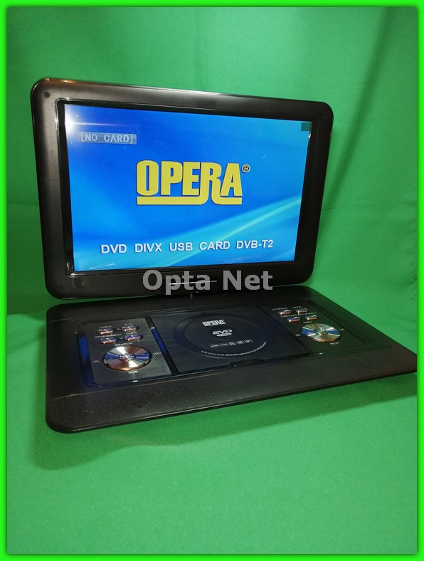 Портативний телевізор Opera OP-1630 21" дюйма T2 (DVB-T2) Black