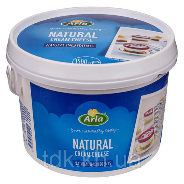 Сыр Крем чиз Cream cheese Arla 1,5 кг - фото 1 - id-p1089728111