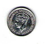 Британська Гайяна 4 пенси 1942 рік Георг VI срібло, фото 2