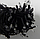 Гірлянда Штора Дощик LED 100 лампочок, Мульти, 300х60 см, чорний дріт, перехідник (1571-01), фото 2
