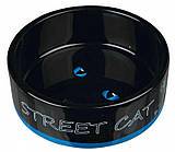 Миска керамічна Street Cat 0,3 л/12 см Trixie 24659