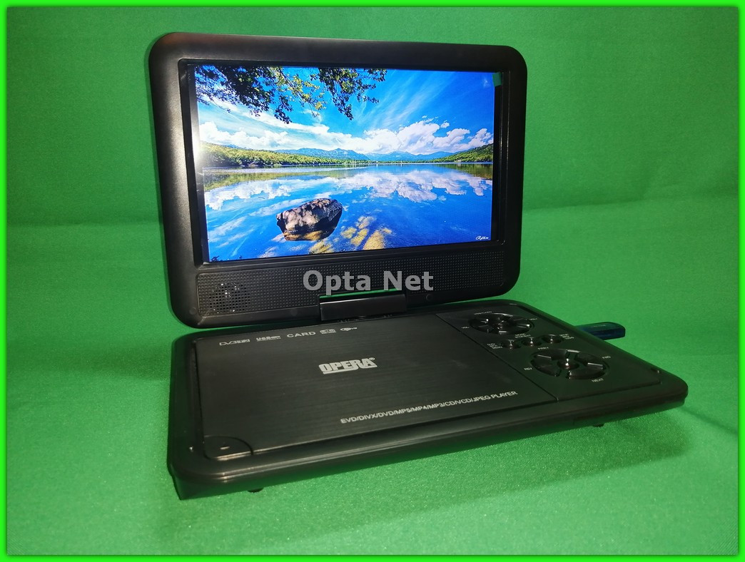 Портативний телевізор Opera OP-998 9.5" дюйма T2 (DVB-T2) Black, фото 1