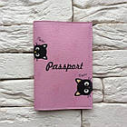 Обкладинка для паспорта Два кошеняти, фото 2