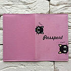 Обкладинка для паспорта Два кошеняти, фото 3