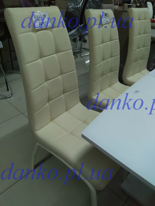 Стілець N-70 бежевий від Vetro Mebel, екошкіра