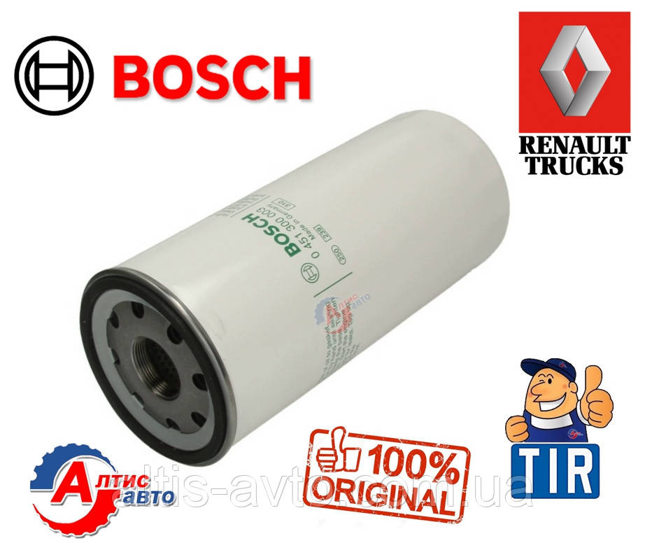Оливний фільтр для RENAULT Premium, Kerax, Magnum 16UNF колба вкручується в двигун 5001846647 Bosch
