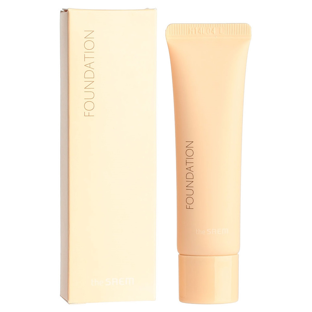 Тональна основа для обличчя The Saem Saemmul Airy Cotton Foundation 01 Light Beige 30 мл (8806164160862), фото 1