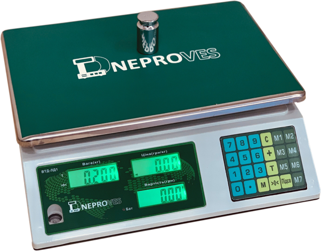 ваги торгові Днепровес ВТД ЛД1