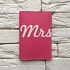 Обкладинка для паспорта Mrs (рожевий), фото 2