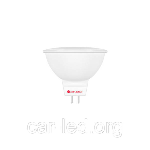 LED лампа MR16 (GU5,3) 5W(340Lm) 2700К PA LR-5 Electrum алюмопласт. корп. 220VAC