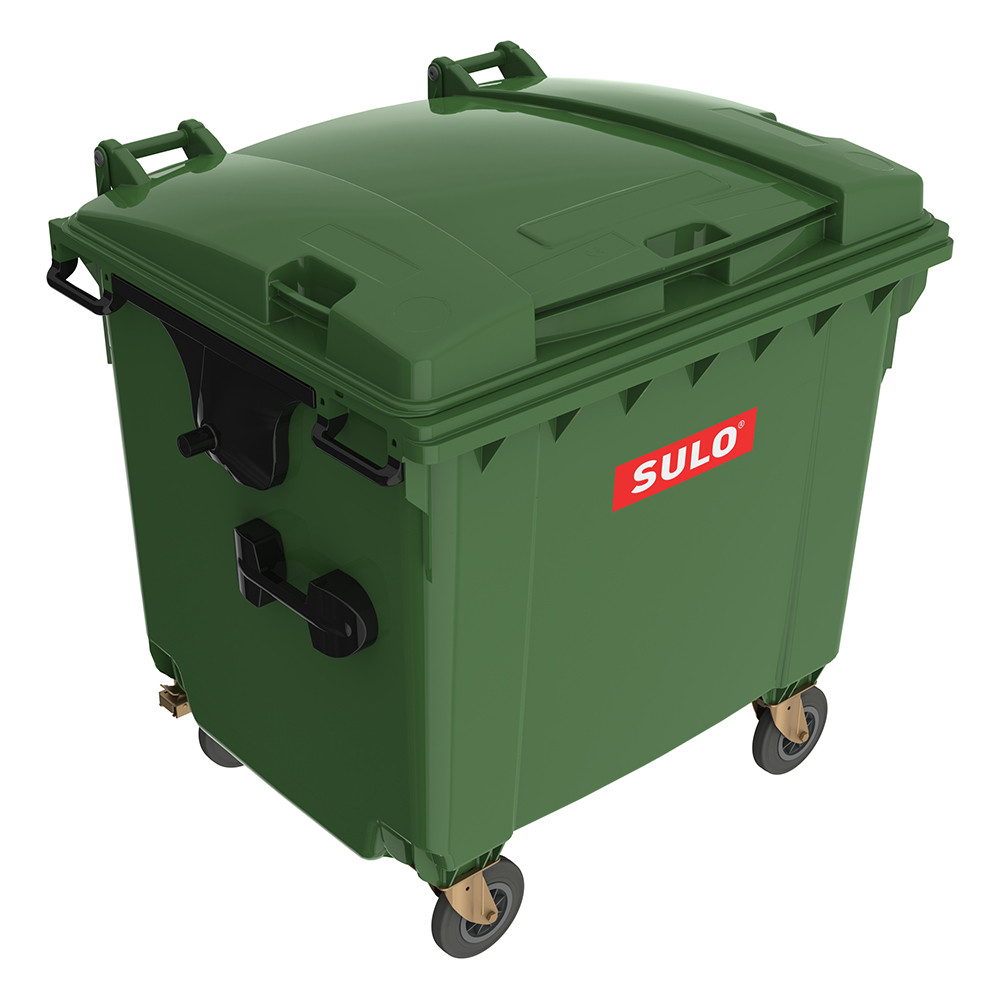 Контейнер для сміття на колесах SULO EN-840-2/1100Л_зелений