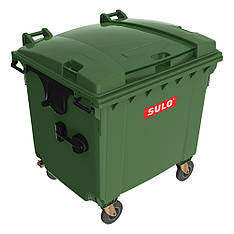 Контейнер для сміття на колесах SULO EN-840-2/1100Л_зеленый