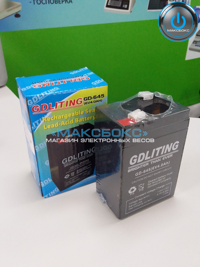 Акумулятор до ваг (6V4.0AH) напруга 6В, ємність 4аг