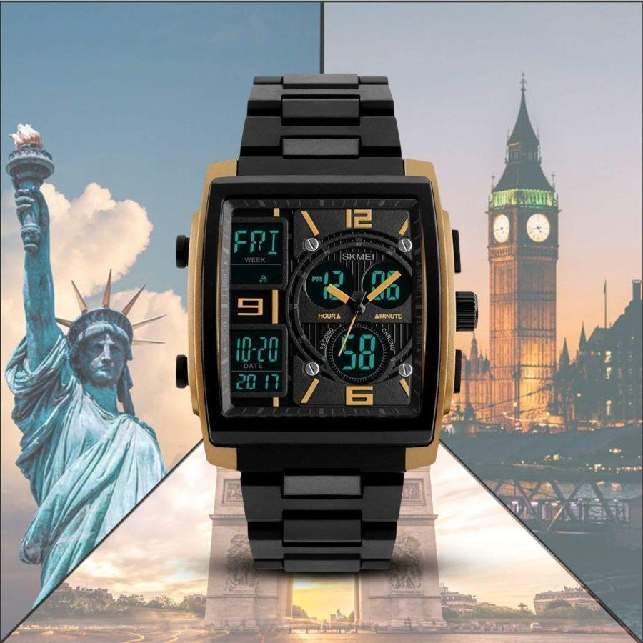 Оригінальний чоловічий годинник Skmei 1274 Gold, фото 1