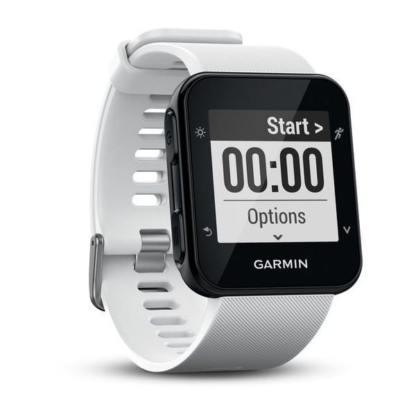 Смарт-годинник Garmin Forerunner 35 White Чорні з білим ремінцем