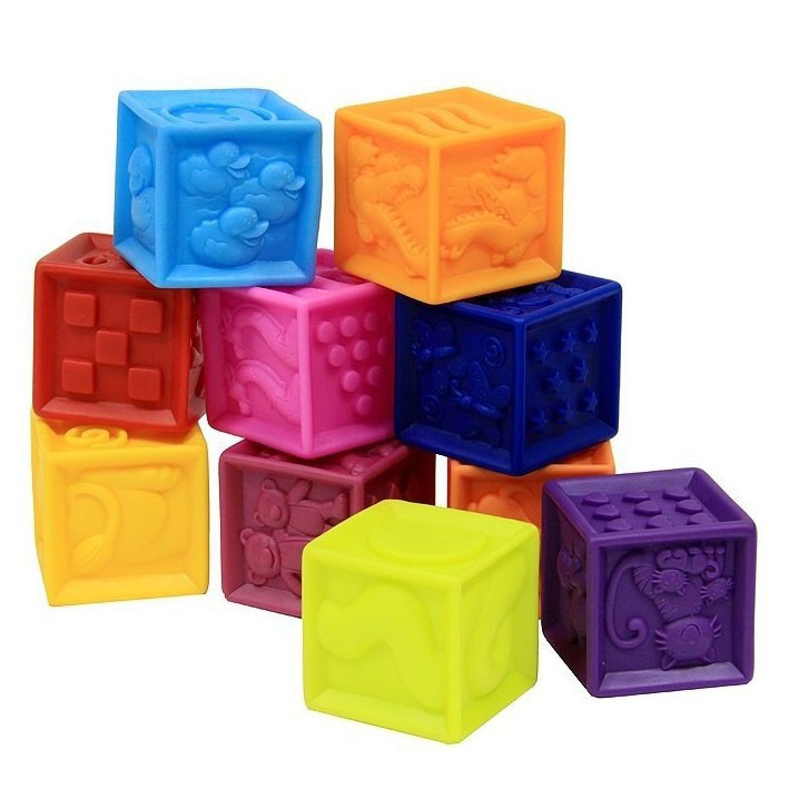 Развивающие кубики Посчитай-ка! 10 шт. Battat (BX1002Z) - фото 2 - id-p59093668