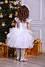 Плаття сніжинки розмір 110-116 см, прокат карнавального одягу, фото 7