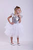Плаття сніжинки розмір 110-116 см, прокат карнавального одягу, фото 3