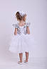 Плаття сніжинки розмір 110-116 см, прокат карнавального одягу, фото 9