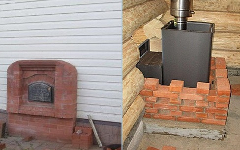 Специфіка печі з виносом печі для лазні Ребро 30м3 з виносом