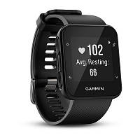 Смарт-годинник Garmin Forerunner 35 Black Чорні з чорним ремінцем